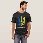 UKRAINE FLAG SYMBOL T-SHIRT (Voorkant volledig)