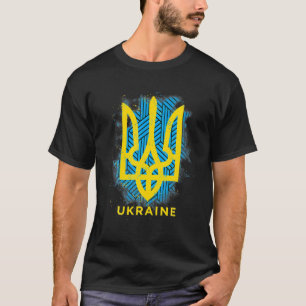 UKRAINE FLAG SYMBOOL T-SHIRT