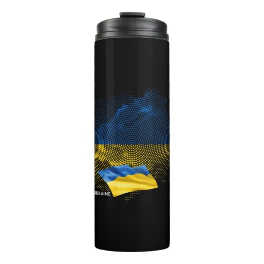 Ukraine flag thermosbeker (Voorkant)