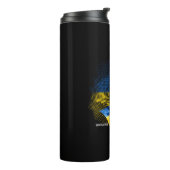 Ukraine flag thermosbeker (Gedraaid links)