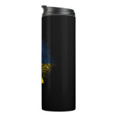 Ukraine flag thermosbeker (Geroteerd rechts)