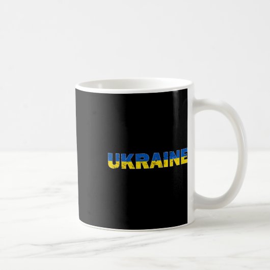 Ukraine Flag Ukrainian Merch Men Women Clothes Stu Koffiemok (Rechts)