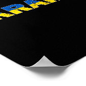 Ukraine Flag Ukrainian Merch Men Women Clothes Stu Poster (Hoek)