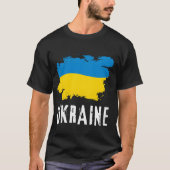 Ukraine Flag Ukrainian Support Pride gift T-shirt (Voorkant)