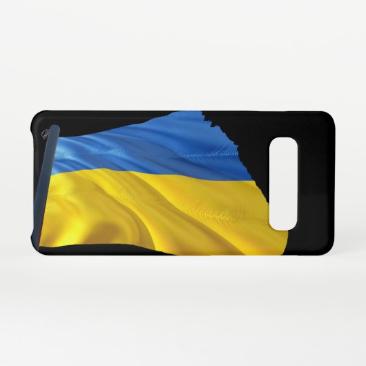 Ukraine Flag - War, Politics, Suffering Samsung Galaxy Hoesje (Achterkant horizontaal)