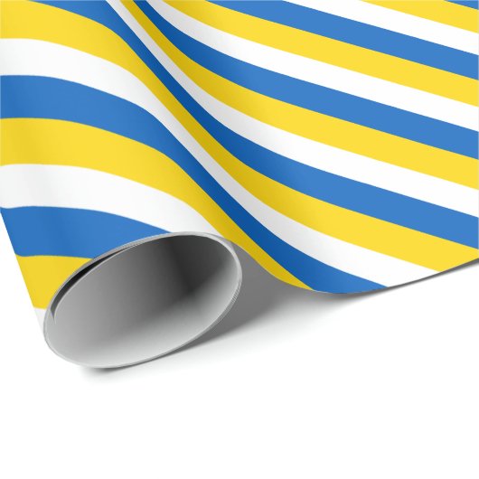 Ukraine Flagge Cadeaupapier (Rol Hoek)