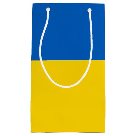Ukraine Flagge Klein Cadeauzakje (Voorkant)