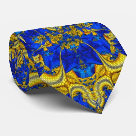 Ukraine Golden Trident Volodymyr Tryzub Stropdas (Opgerold)