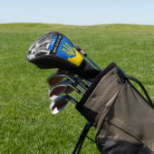 Ukraine Golf, Best Dad, Ukrainian Flag, Photo Golfheadcover (Insitu)