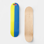 UKRAINE JMT Skateboard, 7 ¾ inch deck Persoonlijk Skateboard (Voorkant)