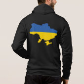 Ukraine Love & Flag Hoodie (Achterkant)