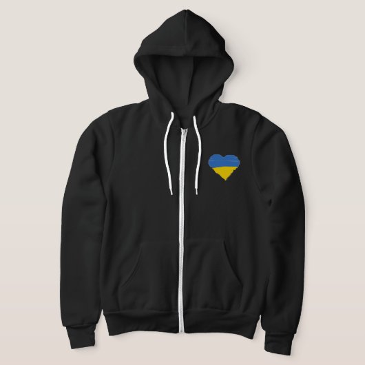 Ukraine Love & Flag Hoodie (Laagn)