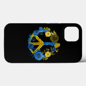 Ukraine Peace Love Flower Ukraine Ukraine Case-Mate iPhone Case (Achterkant (horizontaal))