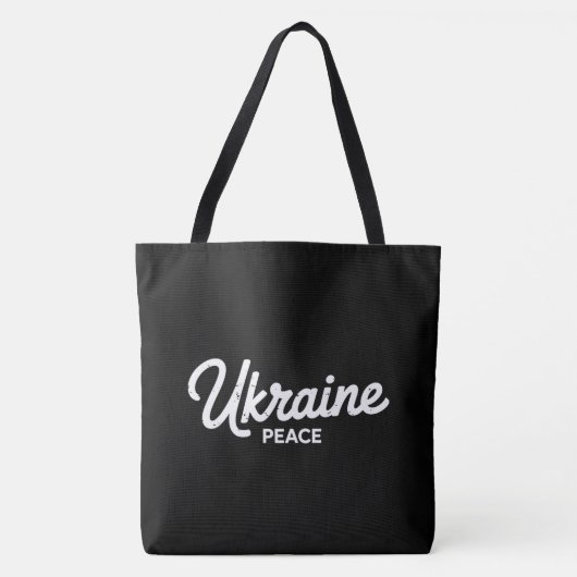 Ukraine Peace Tote Bag (Voorkant)