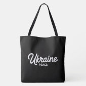 Ukraine Peace Tote Bag (Achterkant)