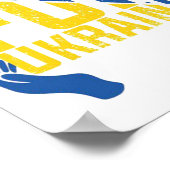 Ukraine President Volodymyr Zelensky Sticker  Poster (Hoek)