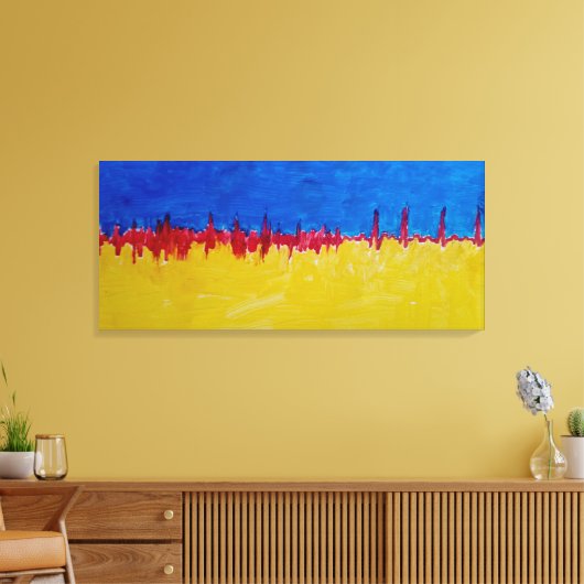 Ukraine Recovery Canvas Afdruk (Insitu (Woonkamer))