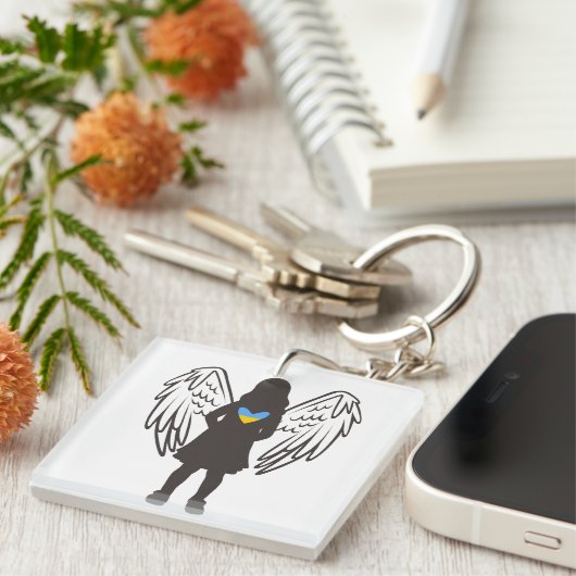 Ukraine Sleutelhanger (Voorkant Rechts)