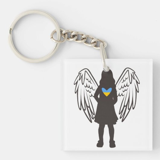 Ukraine Sleutelhanger (voorkant)