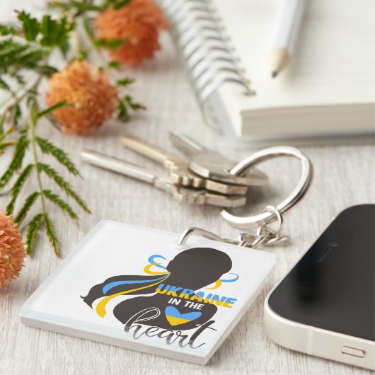 Ukraine Sleutelhanger (Voorkant Rechts)