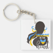 Ukraine Sleutelhanger (voorkant)