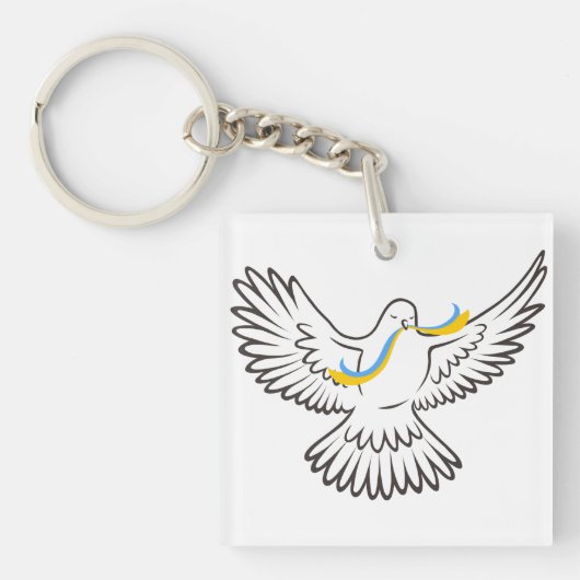 Ukraine Sleutelhanger (voorkant)