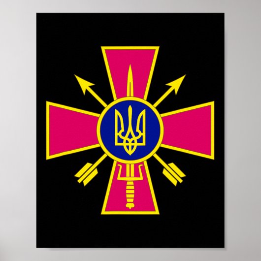 Ukraine Special Operations Forces - Spetsnaz Poster (Voorkant)