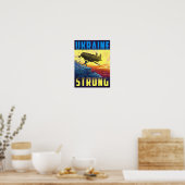 UKRAINE STRONG - poster (Keuken)