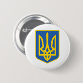 UKRAINE-TRIDENT RONDE BUTTON 5,7 CM (Voorkant /achterkant)