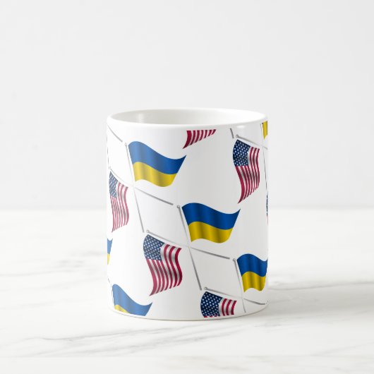UKRAINE USA Coffee Mok (Center)