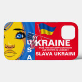 UKRAINE USA Hoesje-Mate iPhone ZAAK Case-Mate iPhone Case (Achterkant (horizontaal))