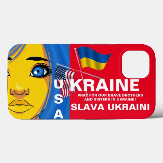UKRAINE USA Hoesje-Mate iPhone ZAAK Case-Mate iPhone Case (Achterkant (horizontaal))