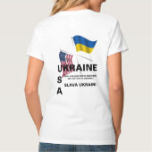 UKRAINE USA T-Shirt (Achterkant)