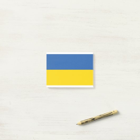 UKRAÏNE-VLAG POST-IT® NOTES (Op bureau)