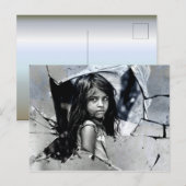 Ukraine War on Children Briefkaart (Voorkant / Achterkant)