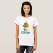 UKRAiNE WE STAND VAN U T-shirt (Voorkant volledig)