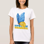 UKRAiNE WE STAND VAN U T-shirt (Voorkant)