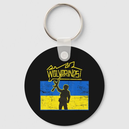 Ukraine Wolverines Sleutelhanger (Voorkant)
