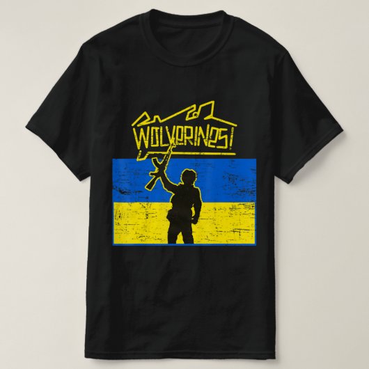 Ukraine Wolverines T-shirt (Design voorkant)