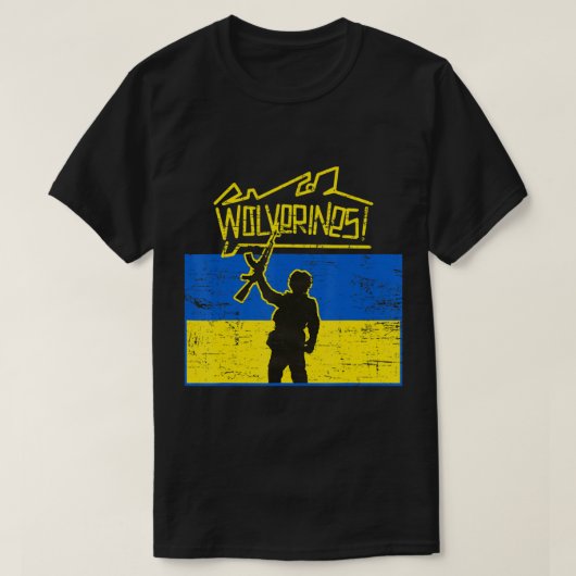 Ukraine Wolverines T-shirt (Design voorkant)