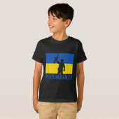 Ukraine Wolverines War National Stand Love Support T-shirt (Voorkant volledig)