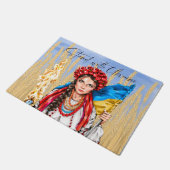 Ukraine Woman Support Drawstring Bag Notitieboek Deurmat (Schuin)