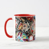 Ukrainian Easter Eggs, ornate and colorful, Mug Mok (Links)