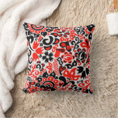 Ukrainian ethnic folk art floral pattern absrtact kussen (Deken)