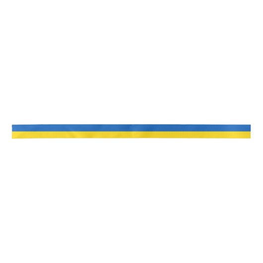 Ukrainian flag satijnen lint (Voorkant)