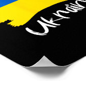 Ukrainian Flag Ukraine 4  Poster (Hoek)
