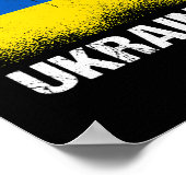 Ukrainian Flag Ukraine  Poster (Hoek)
