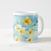 Ukrainian folk art motifs X-Large Mug Grote Koffiekop (Voorkant rechts)