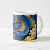 Ukrainian folk art pattern grote koffiekop (Voorkant rechts)