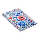 Ukrainian folk art pattern notitieboek (Rechterzijde)